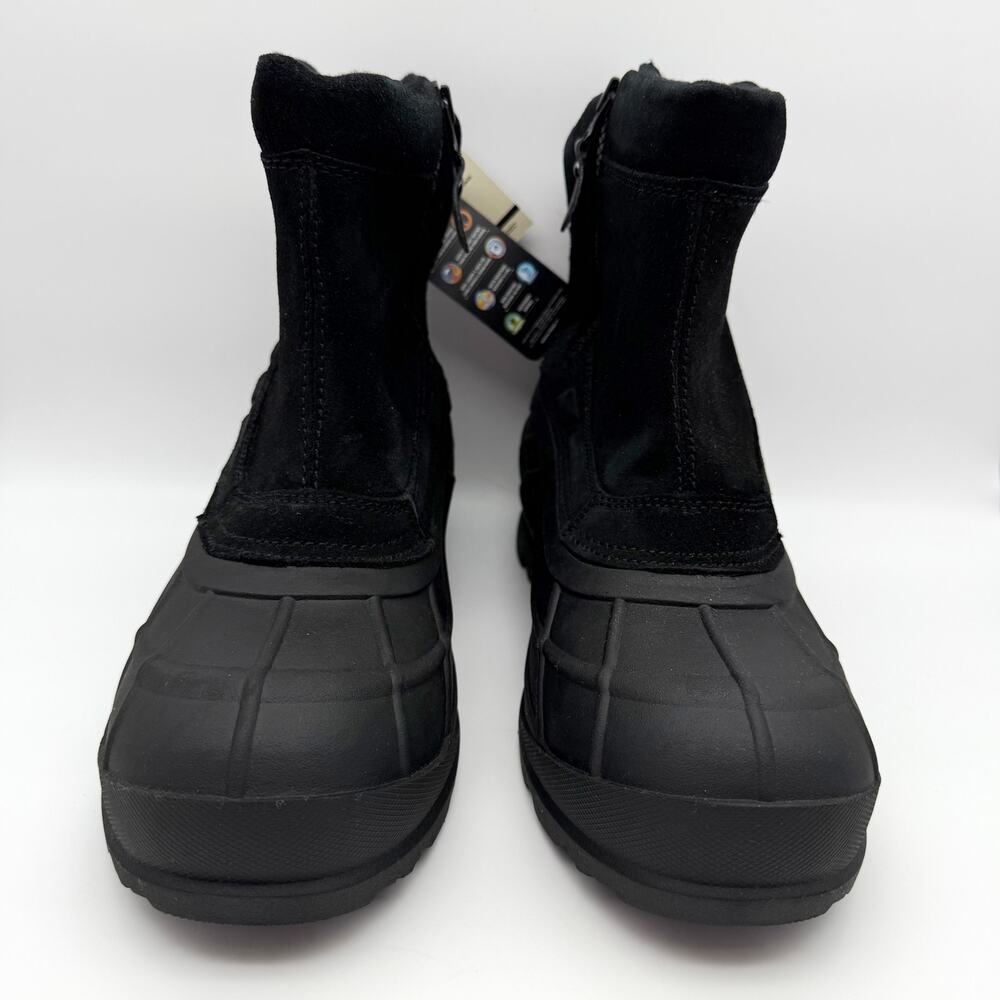 Kamik Mens Champlain 3 Winter Boot Size 12 EU 45 Black Suede Waterproof NIB - Picture 6 of 12